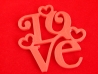 Декоративная надпись "Love" 