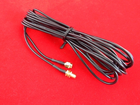 Удлинитель кабеля SMA для GPRS/3G/WIFI (папа-мама)