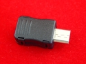 Micro USB-A Вилка на кабель в корпусе