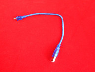 Шнур USB A - mini USB 0,3м (Синий)
