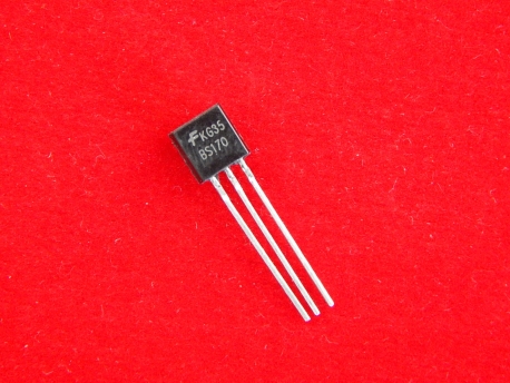 BS170, Транзистор, N-канал, 60В, 0.5А [TO-92]