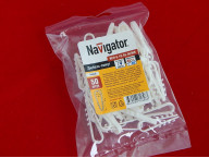 Дюбель-хомут Navigator 71 848 NCU-5-10-45-50/WH (50 штук)