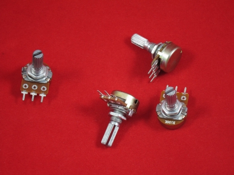 Резистор переменный (потенциометр) WH148-1A-2 (Вал: 20 мм)