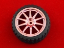Колесо 65*27 мм (Розовый)