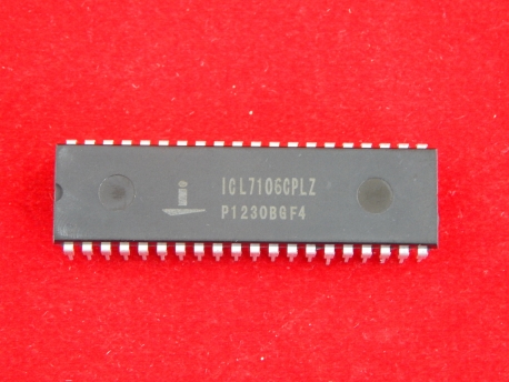 ICL7106CPLZ, АЦП, 3.5 (инд.), DIP-40